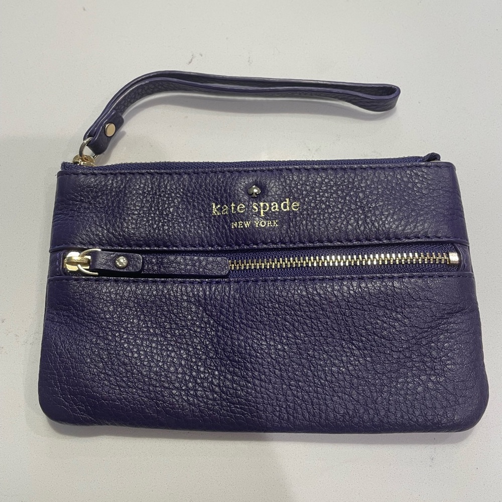Kate Spade purple wristlet